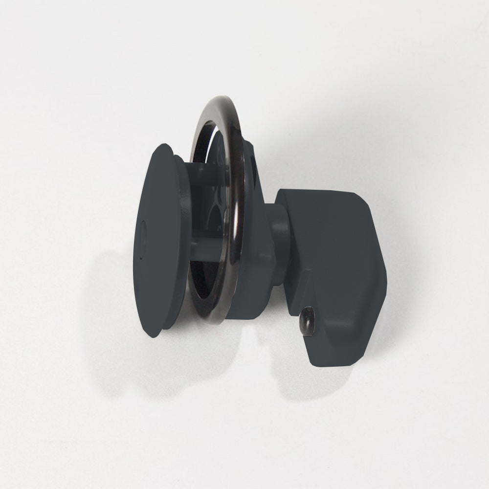 Atlanta Latch Hanley - 12mm (Charcoal Grey)