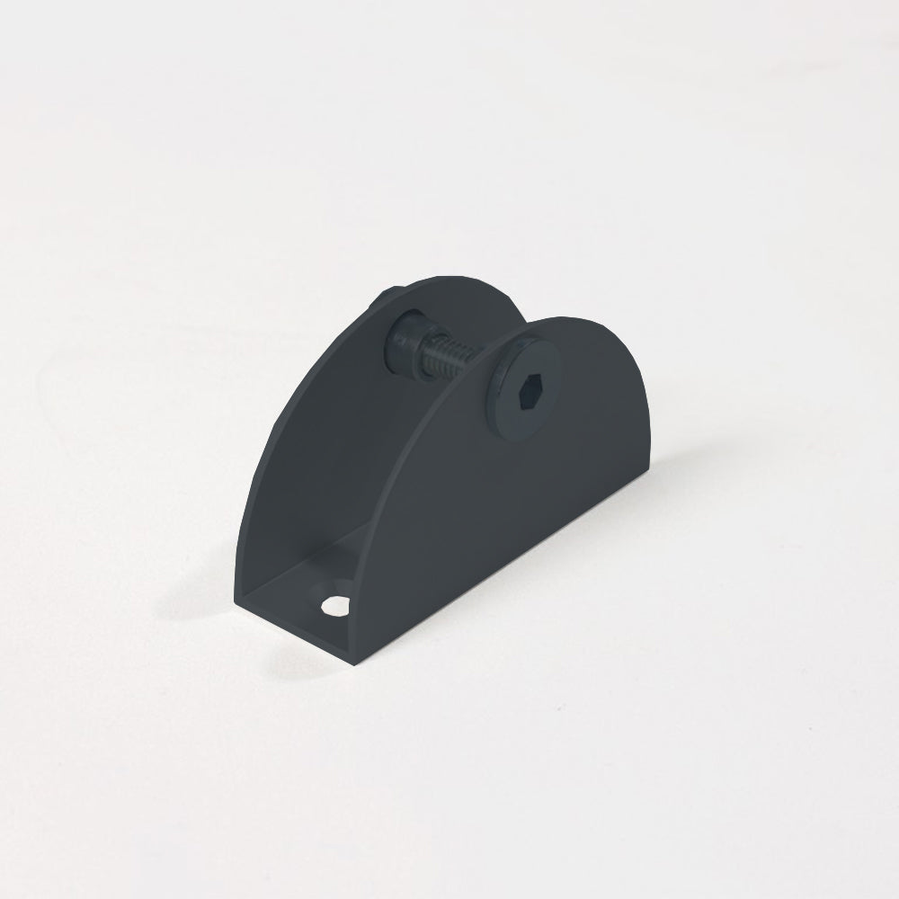Bracket pack (3nr) Lutley - 18mm (Charcoal Grey)