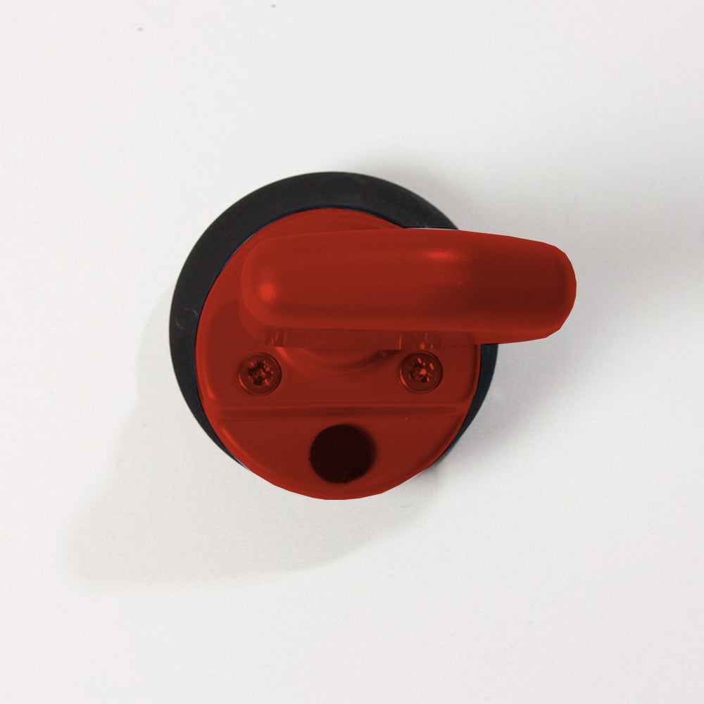Atlanta Latch Hanley - 12mm (Red)