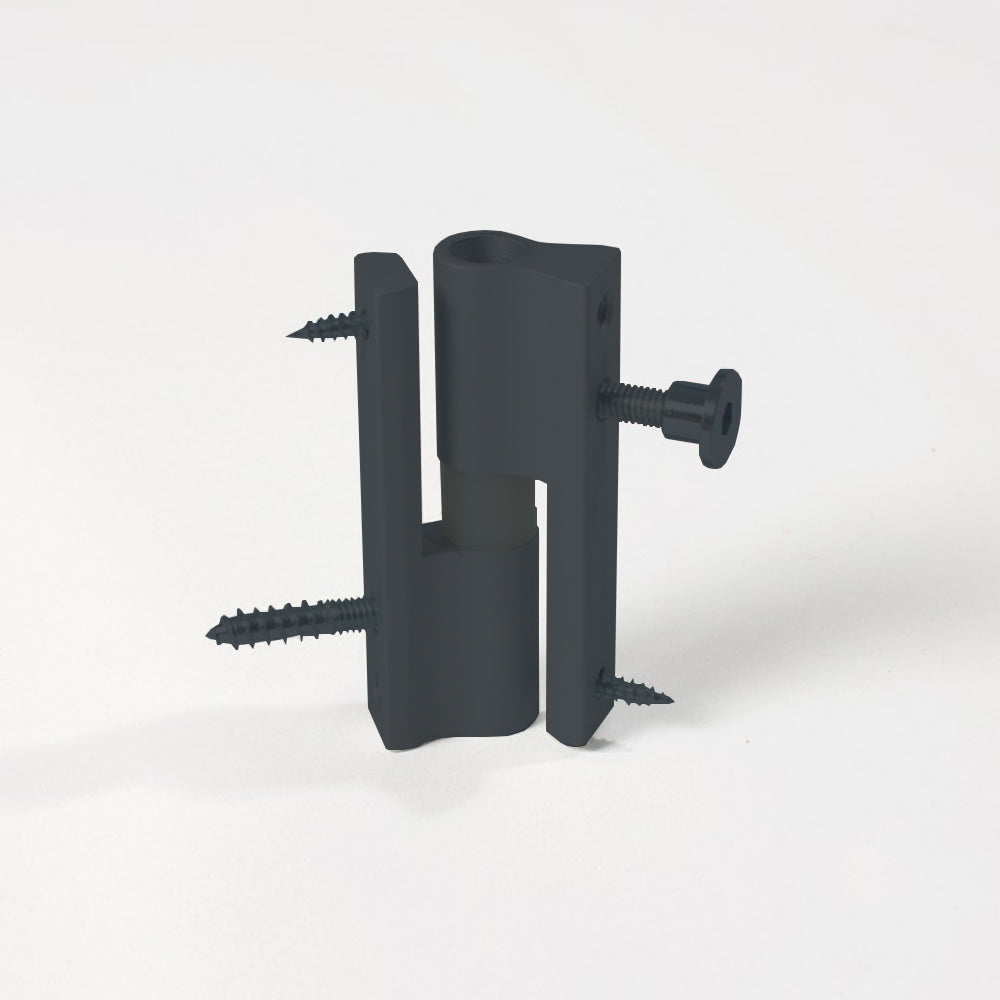 Hinge pair (2nr) Lutley - 18mm (Charcoal Grey)