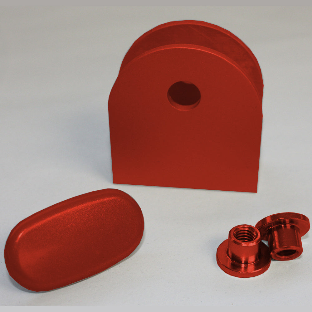 Fascia bracket pack (3nr) Hanley - 12mm (Red)